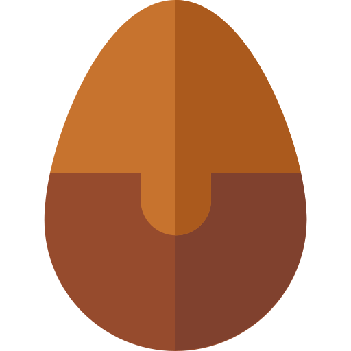 Chocolate egg Basic Rounded Flat icon