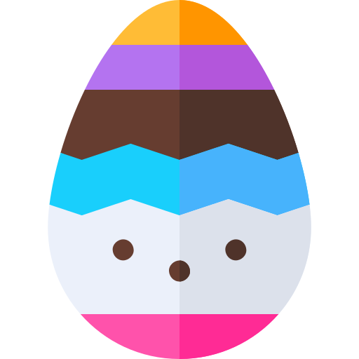 huevo de pascua Basic Rounded Flat icono