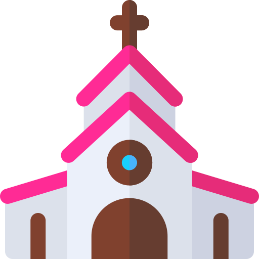 교회에 Basic Rounded Flat icon
