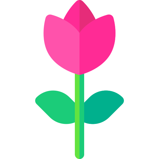 Цветок Basic Rounded Flat иконка