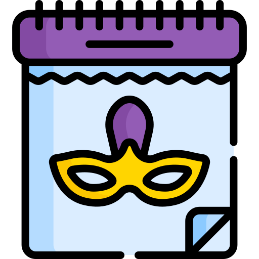 Mardi gras Special Lineal color icon