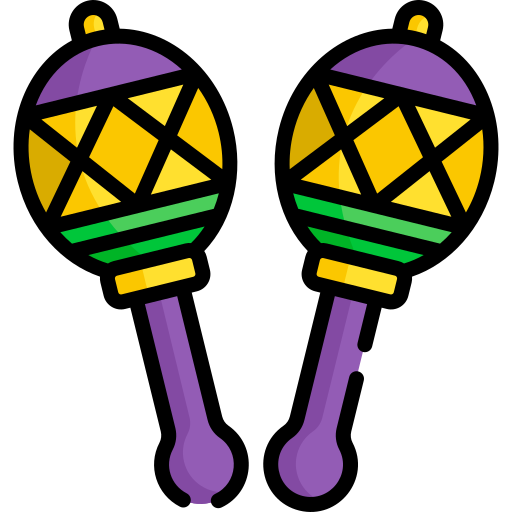 marakasy Special Lineal color ikona