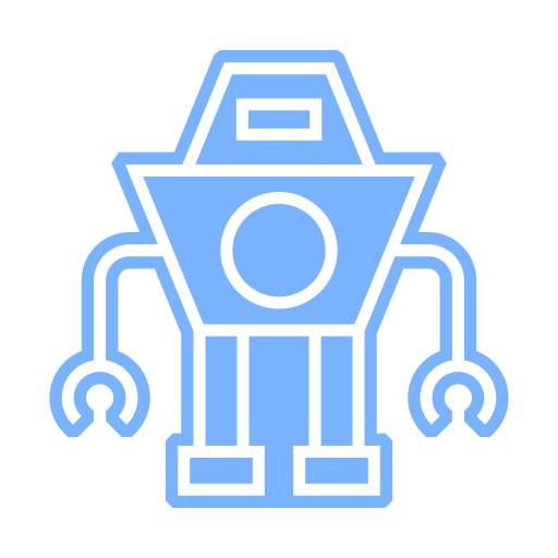Роботизированная машина Generic Blue иконка