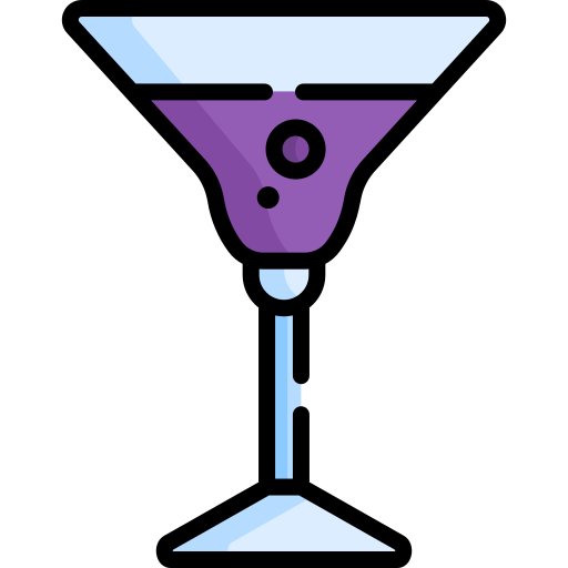 Cocktail glass Special Lineal color icon