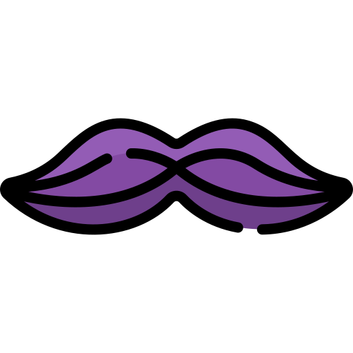 Moustache Special Lineal color icon