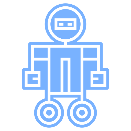 personaje de android Generic Blue icono