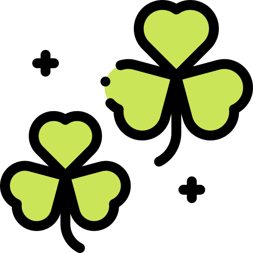 Shamrock Detailed Rounded Lineal color icon