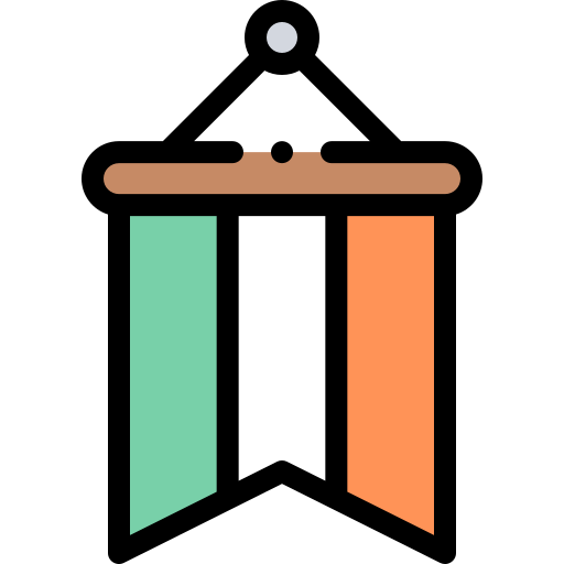 girlanda Detailed Rounded Lineal color ikona