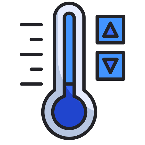 temperaturkontrolle Generic Outline Color icon