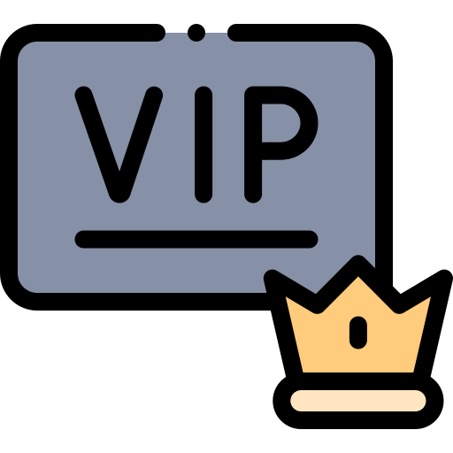 Vip card Detailed Rounded Lineal color icon
