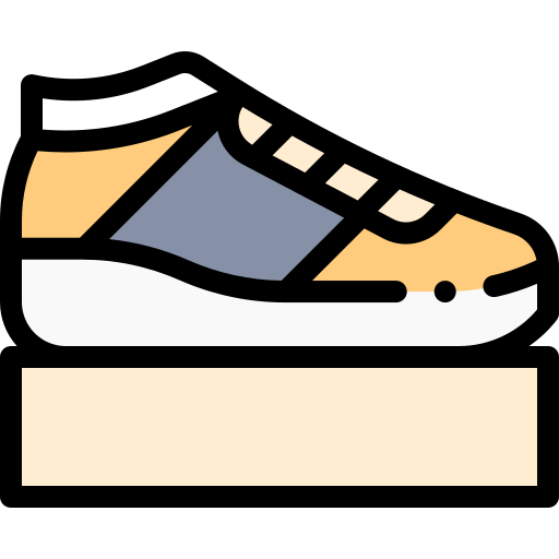 sapatos esportivos Detailed Rounded Lineal color Ícone