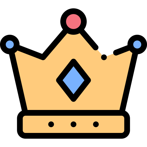 korona Detailed Rounded Lineal color ikona