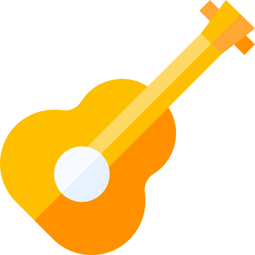 Guitar Basic Straight Flat icon