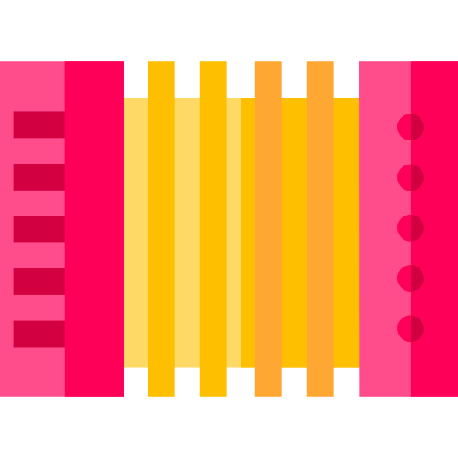 accordeon Basic Straight Flat icoon