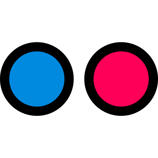 Flickr Generic Outline Color icon