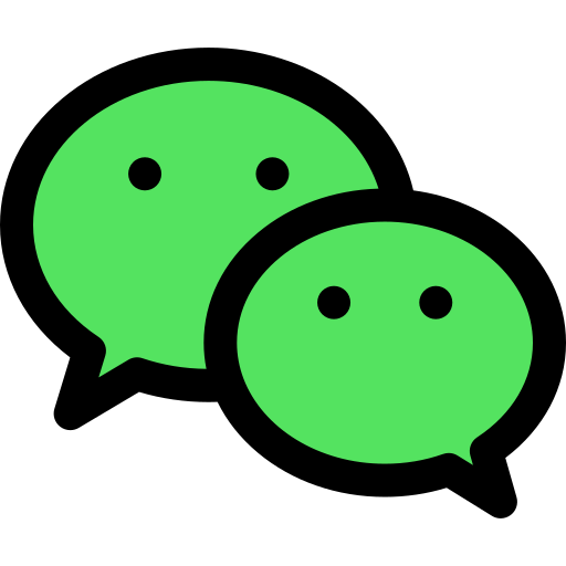 Wechat Generic Outline Color icon