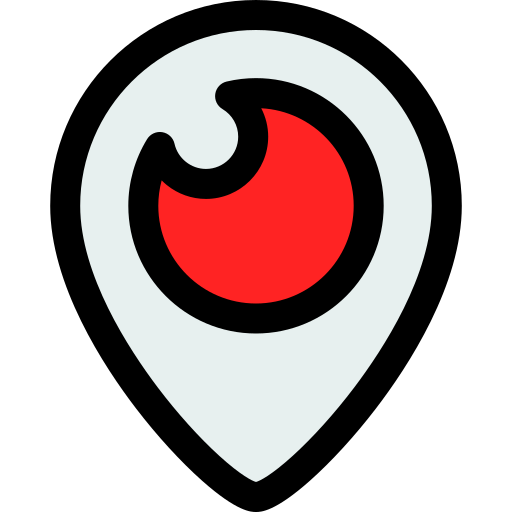 Periscope Generic Outline Color icon