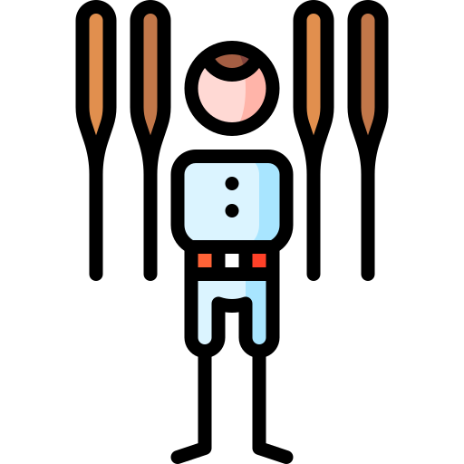 野球選手 Puppet Characters Lineal Color icon