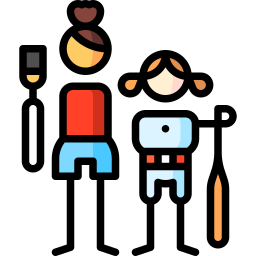코치 Puppet Characters Lineal Color icon