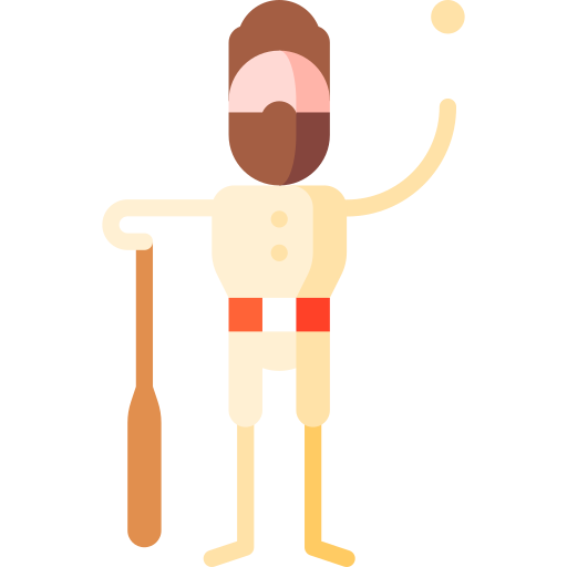 Baseball player Puppet Characters Flat icon
