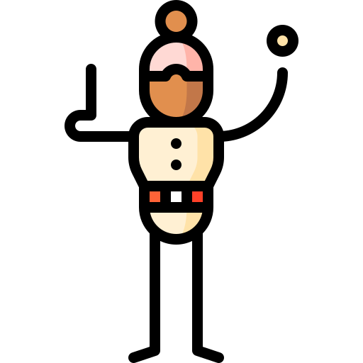 野球 Puppet Characters Lineal Color icon