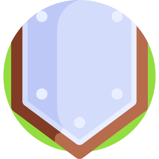 boisko do baseballa Detailed Flat Circular Flat ikona