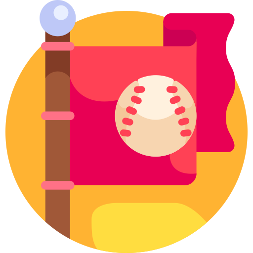 béisbol Detailed Flat Circular Flat icono