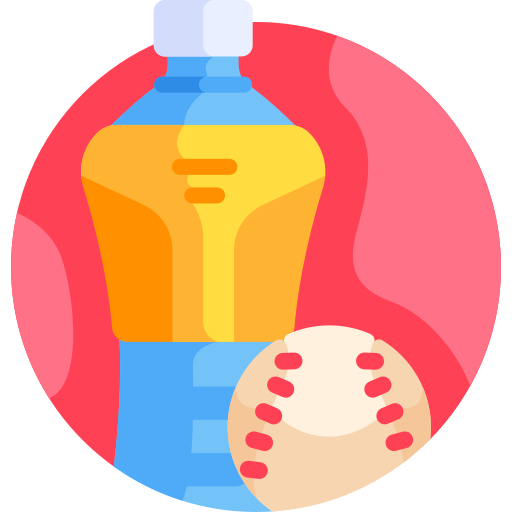 botella de agua Detailed Flat Circular Flat icono