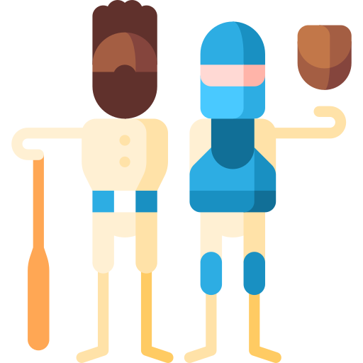 mannschaft Puppet Characters Flat icon