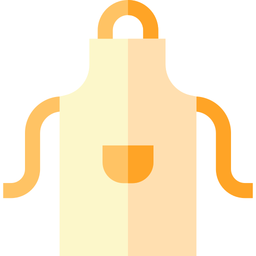 エプロン Basic Straight Flat icon