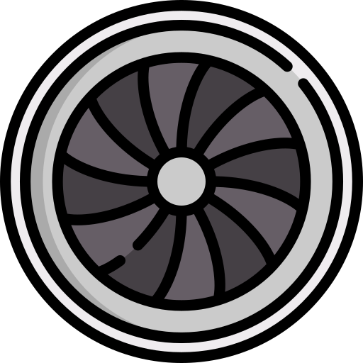 turbina Special Lineal color ikona