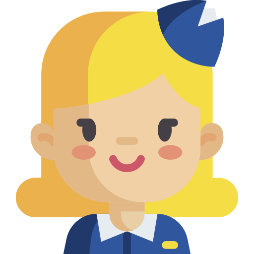 stewardessa Special Flat ikona