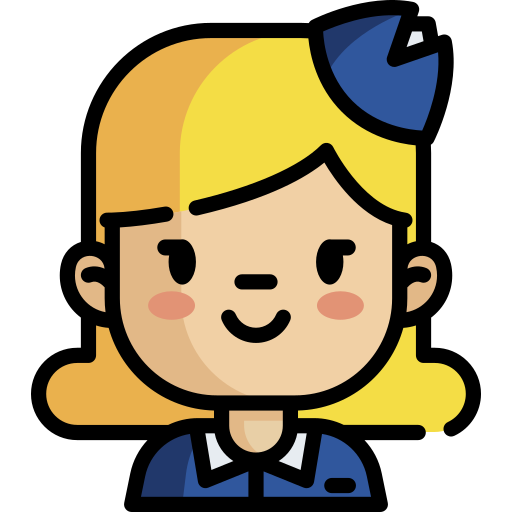 stewardess Special Lineal color icon