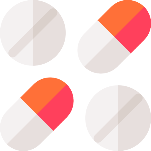 comprimidos Basic Rounded Flat Ícone