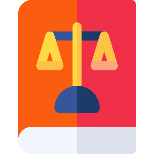 Law book Basic Rounded Flat icon