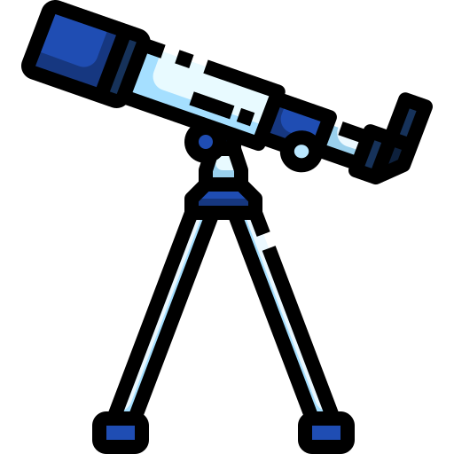 telescopio Justicon Lineal Color icona
