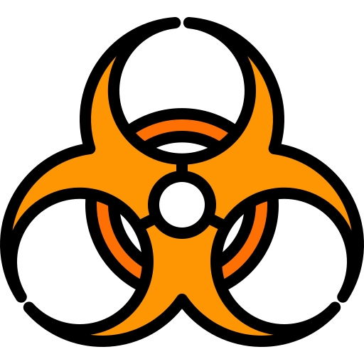biohazard Justicon Lineal Color icon