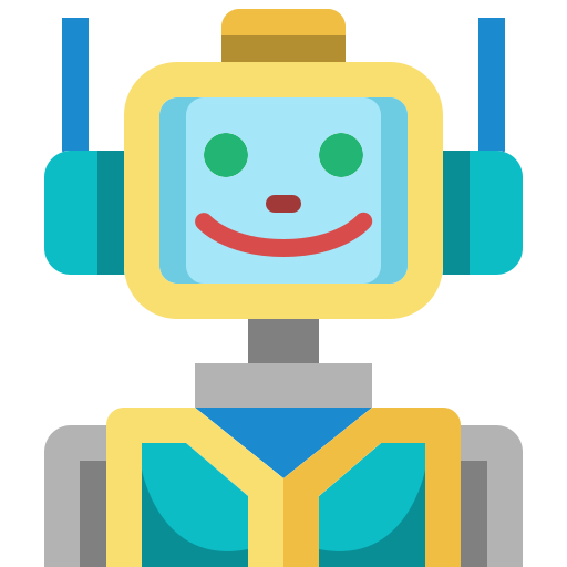 robot Generic Flat icona