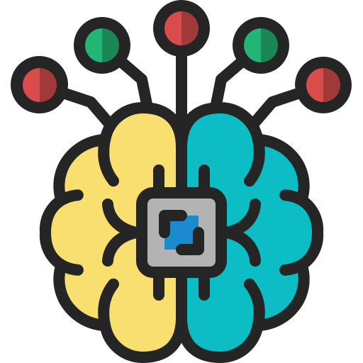 뇌 Generic Outline Color icon