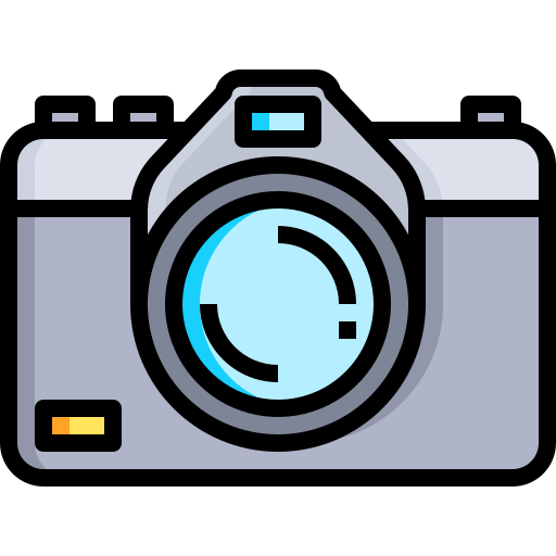 dslr-camera Justicon Lineal Color icoon