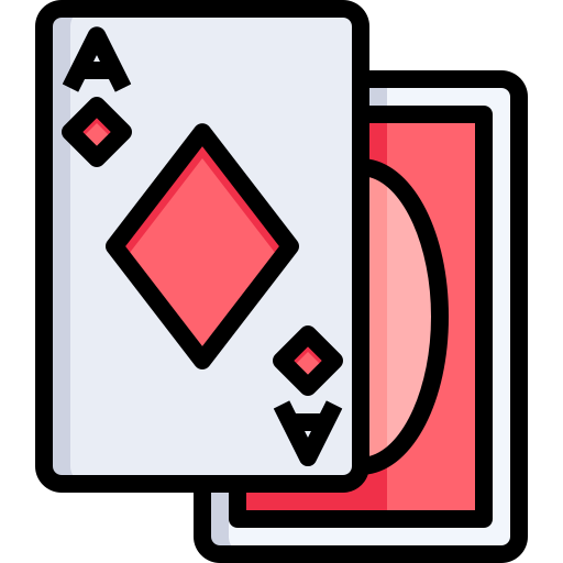 cartes de poker Justicon Lineal Color Icône