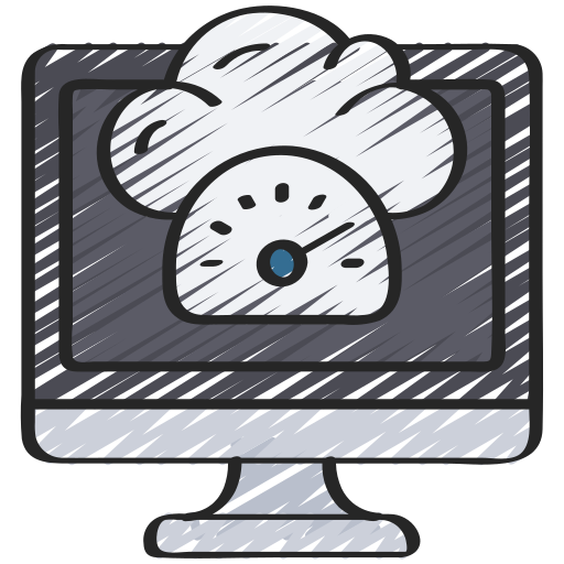 cloud computing Juicy Fish Sketchy icona