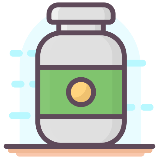 proteinergänzung Generic Outline Color icon