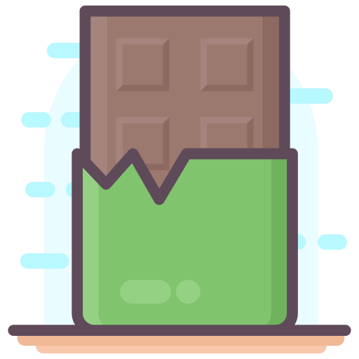 Chocolate bar Generic Outline Color icon