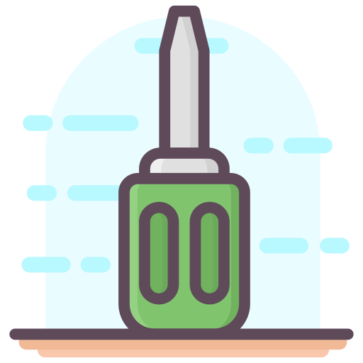 Screwdriver Generic Outline Color icon