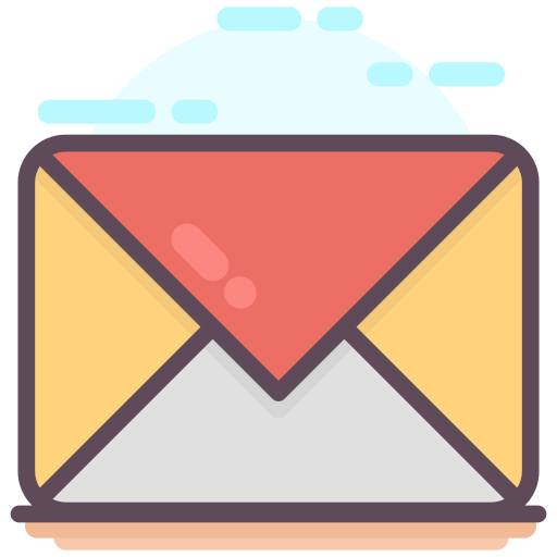 e-mail Generic Outline Color icoon