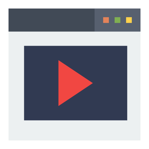 Video player Flatart Icons Flat icon