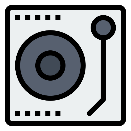 vinylscheibe Flatart Icons Lineal Color icon