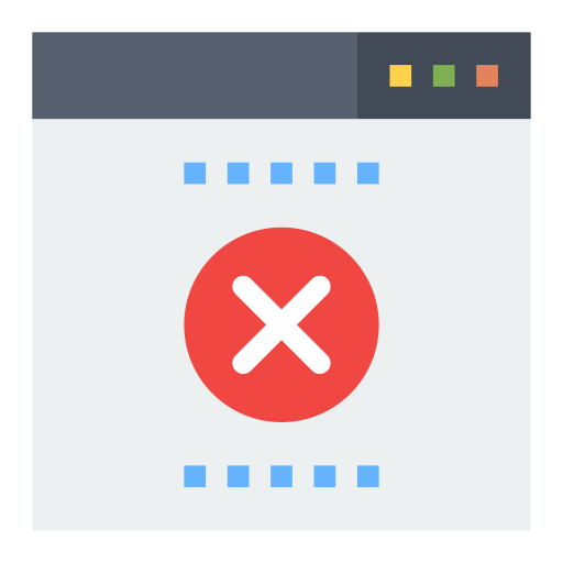 error Flatart Icons Flat icono