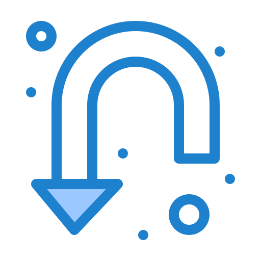 uターン Generic Blue icon